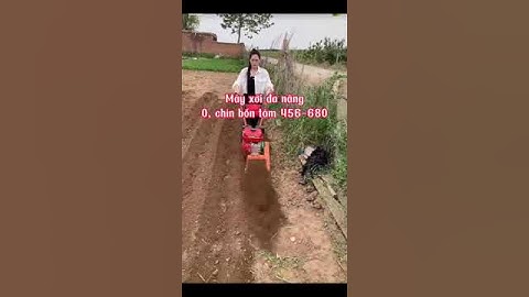Máy Xới Đất Rãnh Nhỏ 30cm Máy Làm Cỏ Nông Nghiệp Máy Vun Luống Đa Năng