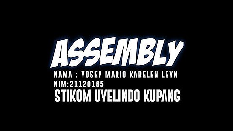 TUTORIAL MEMBUAT PROGRAM ASSEMBLY MENGGUNAKAN DOSBOX (PENJUALAN KARDUS BEKAS)