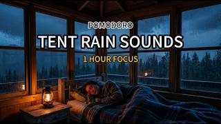 [1 Hour Focus &amp; Nap] Thunderstorm in Forest Watchtower, Deep Work &amp; Study Ambience