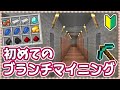 【マイクラ】最初におすすめの方法はこれ!初回でダイヤも発見、最強のブランチマイニング! Part.3【実績全解除の旅】
