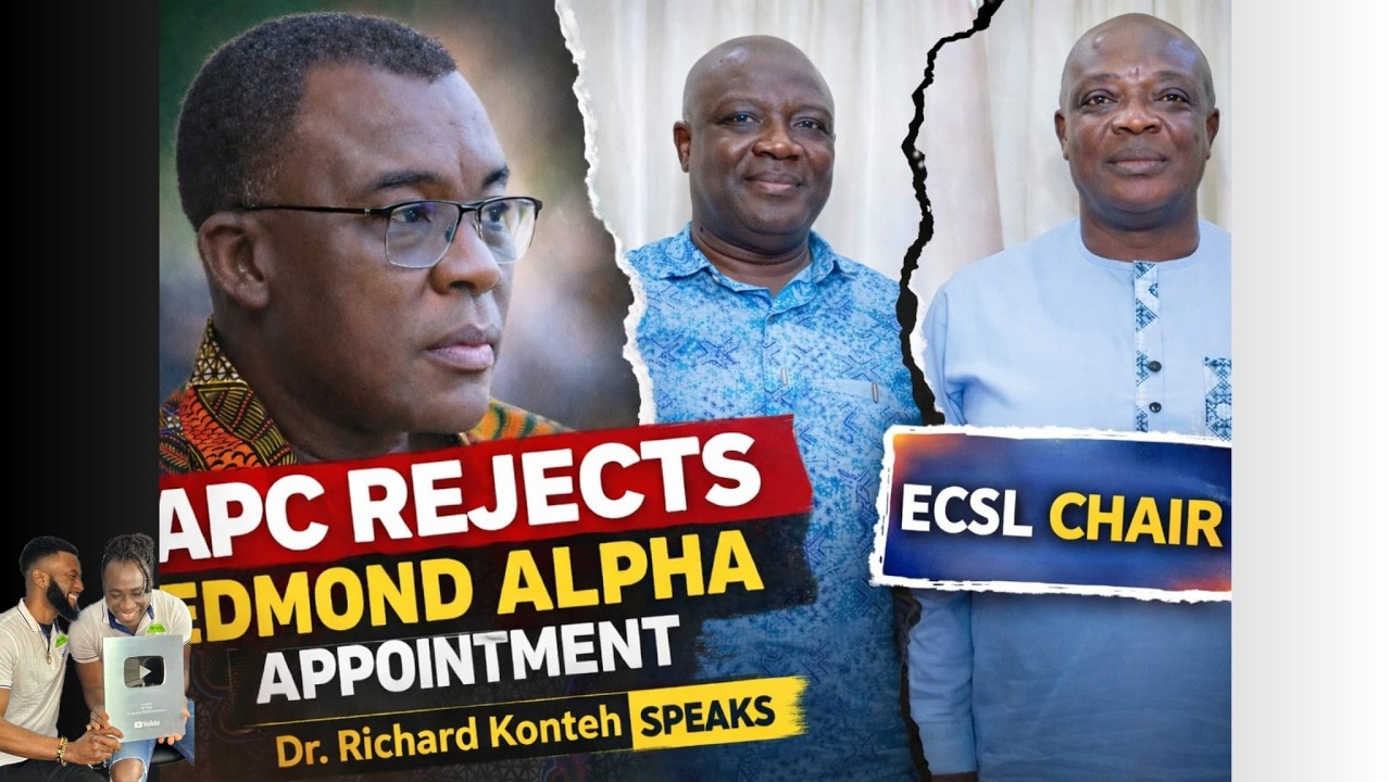 APC Draws Red Line After Edmond Alpha Oath of Office | Dr. Richard Konteh Reaction