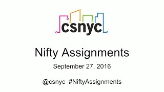 Sep 2016 - Nifty Assignments