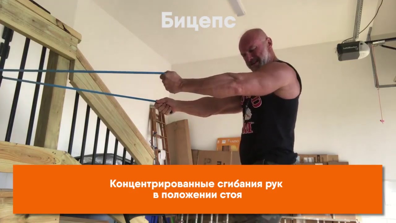 Упражнения на бицепс, часть 1 - YouTube