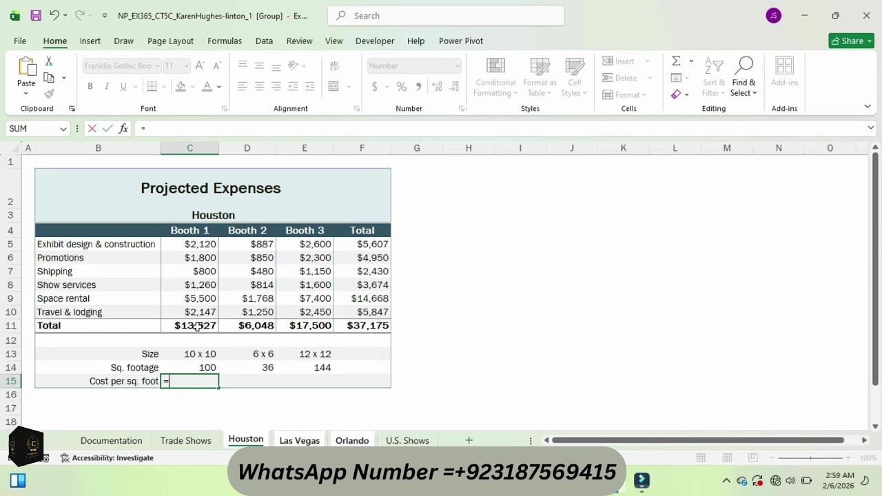 New Perspectives Excel 365 | Module 5: SAM Critical Thinking Project C Cierva Systems