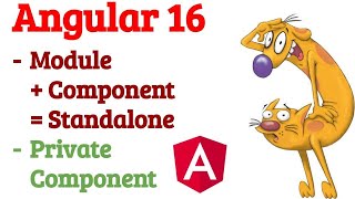 : Angular standalone component. Private component.      standalone components
