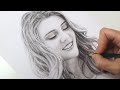 Drawing a Portrait with Graphite Pencils | Emmy Kalia