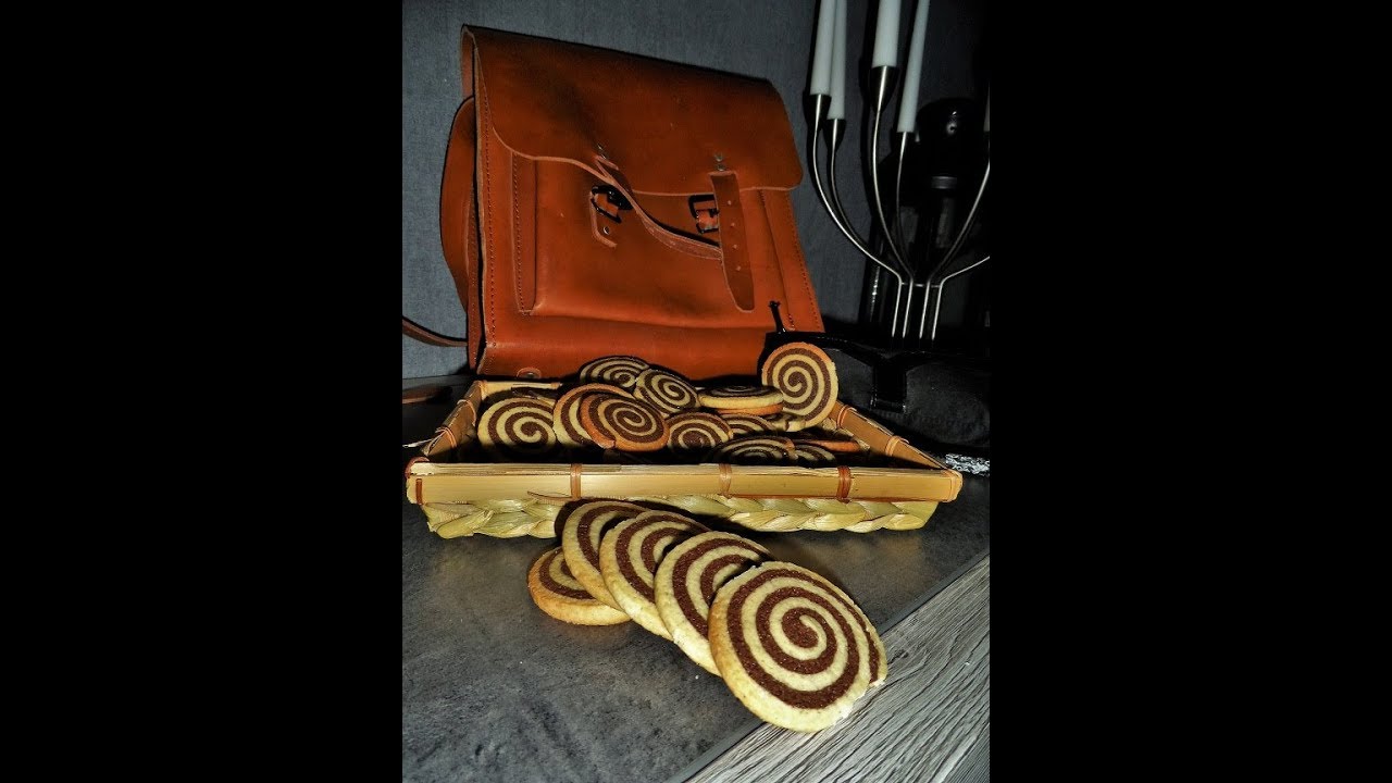 RECETTE DES BISCUITS SPIRALES VANILLE CHOCOLAT facile