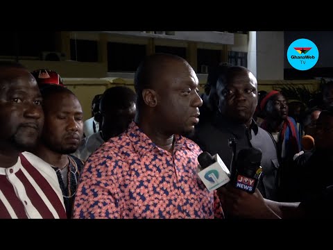 The moment JFK, Bryan Acheampong announced EOCO had released Wontumi