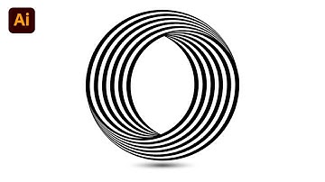 How To Create a Optical Illusion Design in Adobe  Illustrator | Graphic Design Tutorial