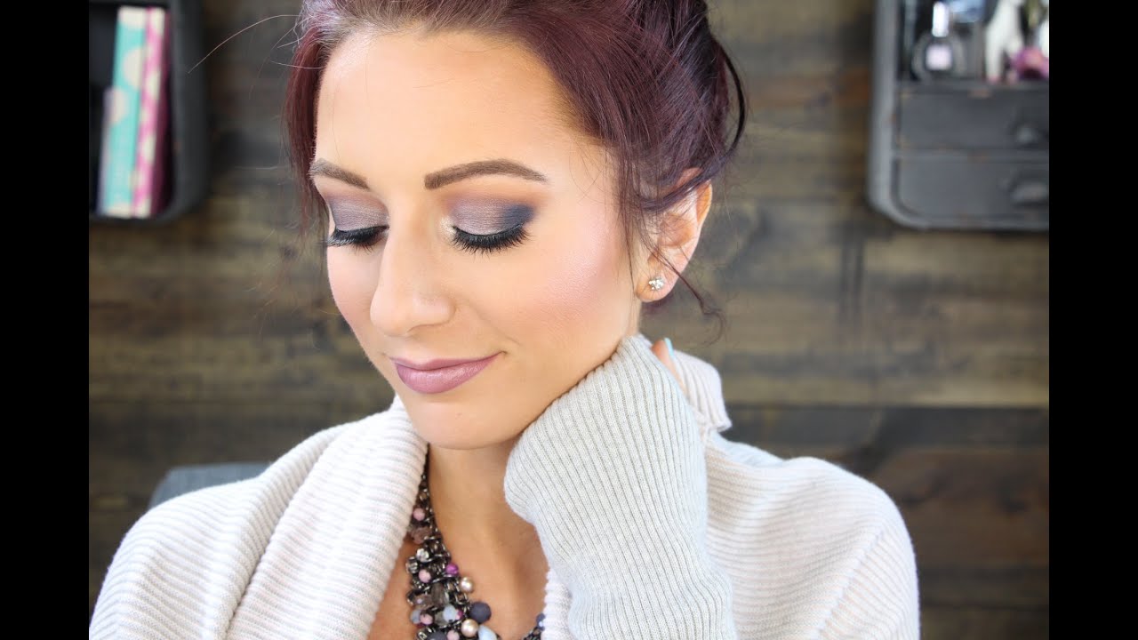 Smokey Lavender + Navy Eye Ft. Smashbox Double Exposure Palette