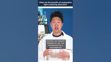 What are the benefits of evaporative light scattering detection? #lab #chromatography #purification