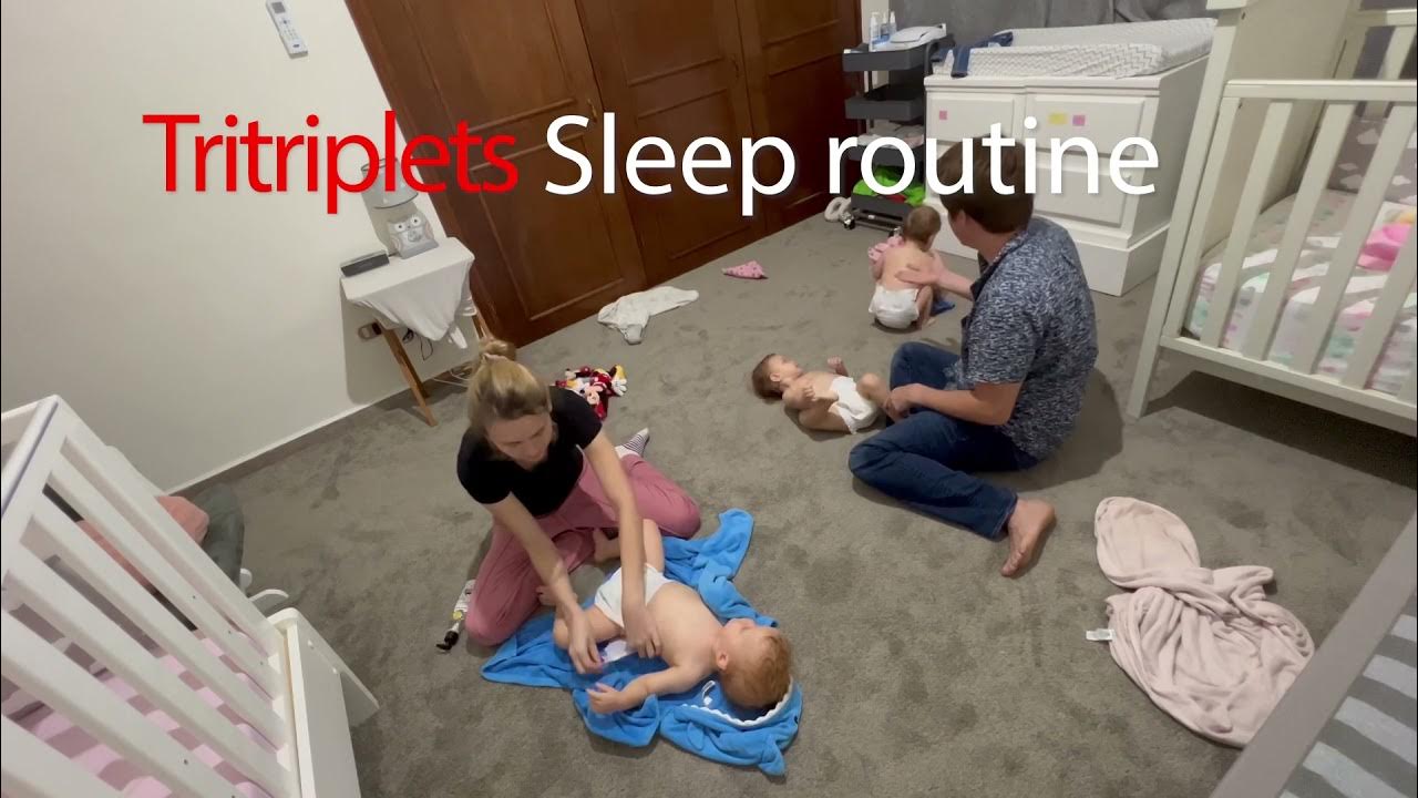 Triplets sleep routine YouTube