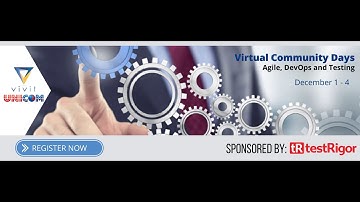 testRigor Vivit Worldwide Virtual Community Days Gold Sponsor