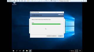 VMware tools install server 2016