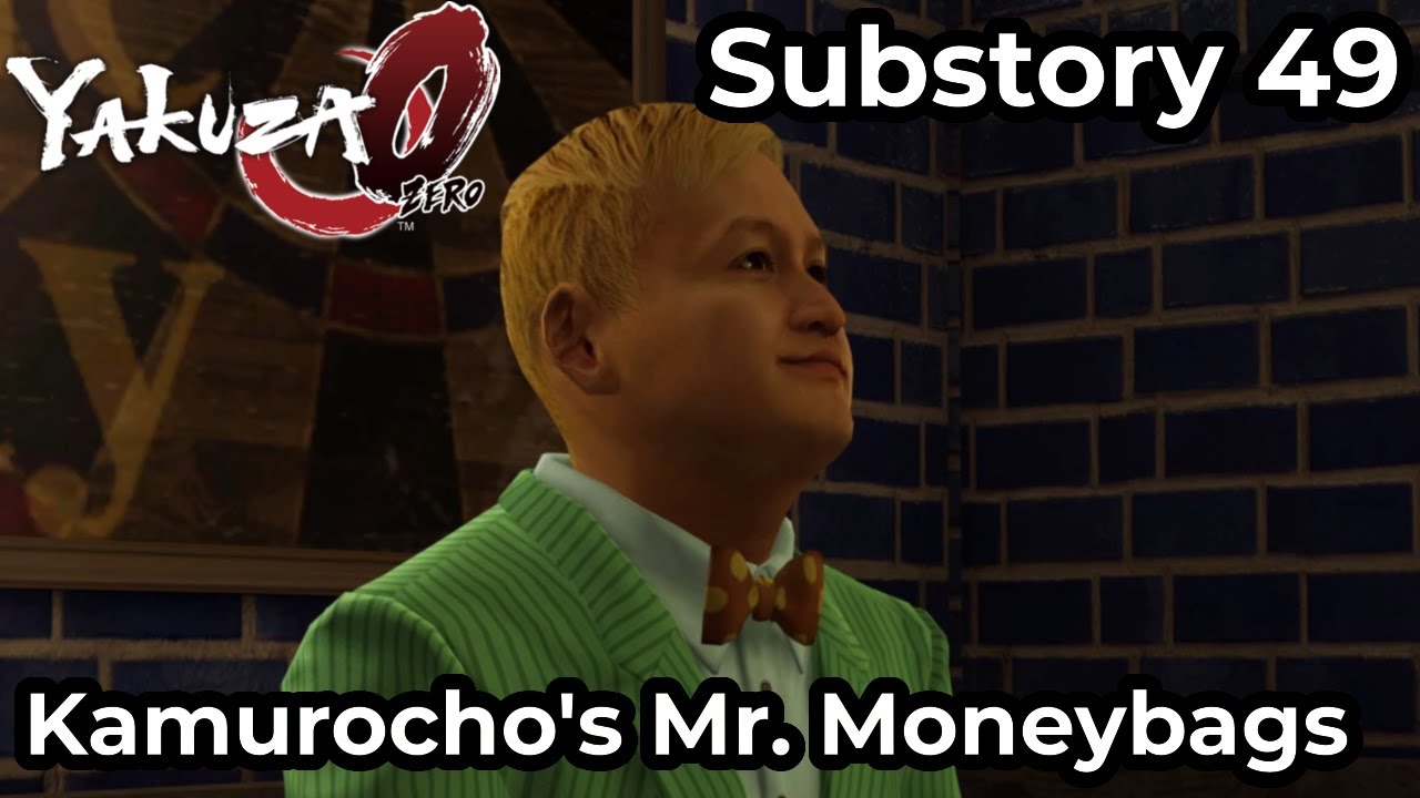 Kamurocho's Mr. Moneybags Yakuza 0 Substory 49 (Kiryu) YouTube