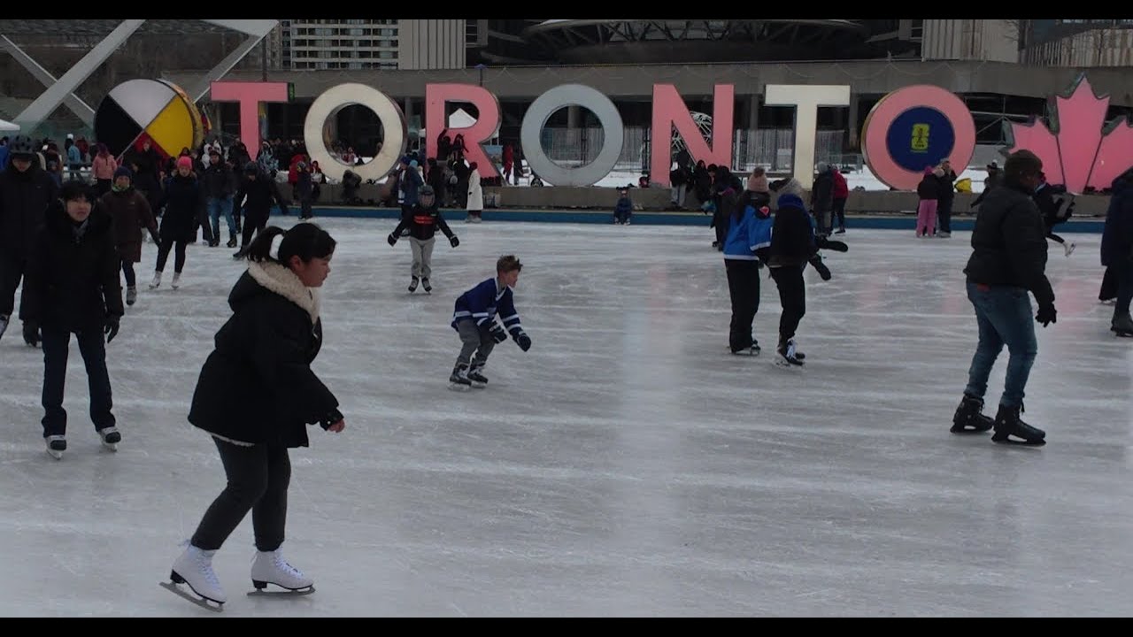 New Year's Skating Party 2026 Toronto 4K 