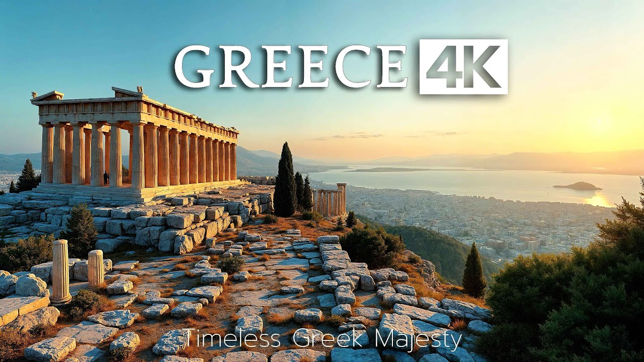 GREECE 4K | Discover Serene Beaches, Iconic Ruins & Tranquil Islands