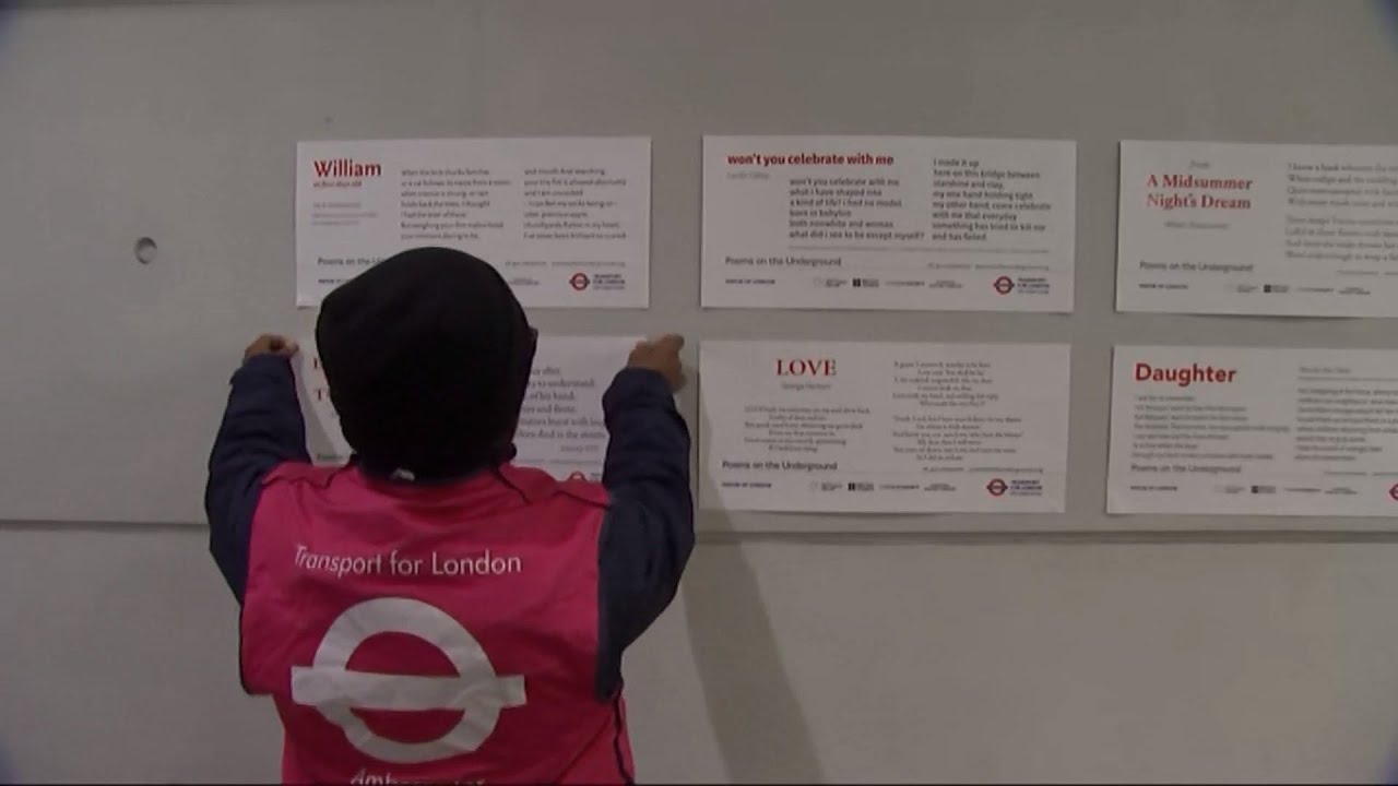 London's Poems on the Underground celebrates 40 years of bringing verses to commuters (UK)