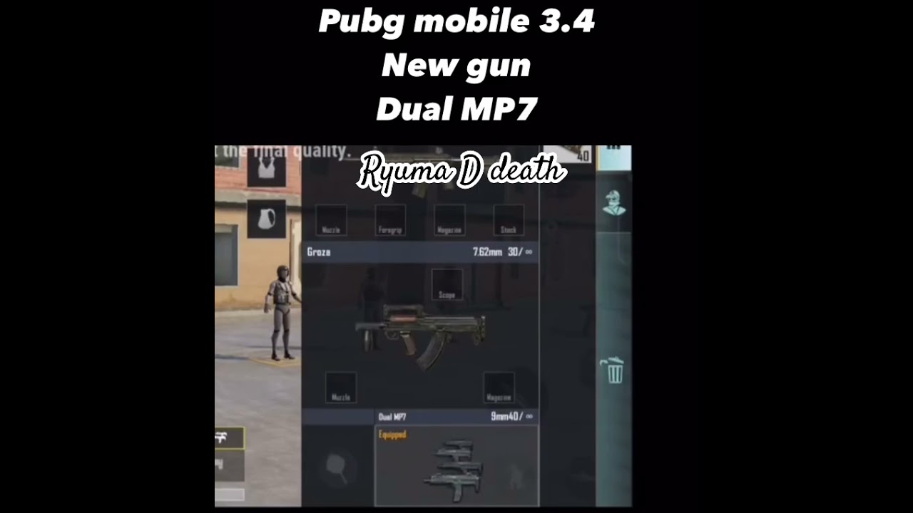New gun pubg 3.4 💥😊