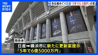 【独自】日産スタジアム命名権「5年で6億5000万円」の更新案　日産側から横浜市に新たに提示｜TBS NEWS DIG