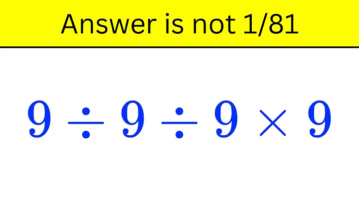 Most People Get This Simple Math Question Wrong!