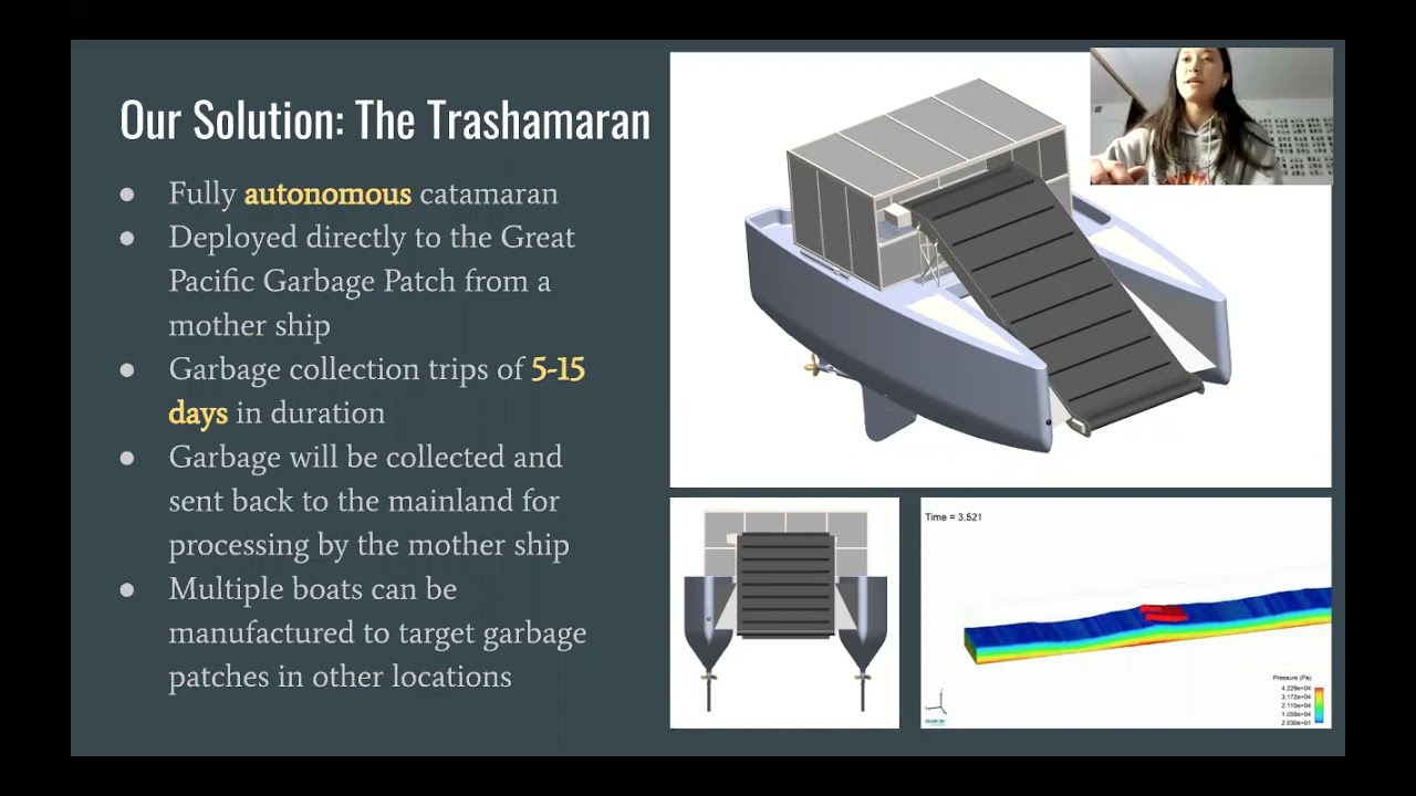 2021 - Elevator Pitch - Team Speech - Trashamaran: Autonomous Ocean Trash Collection Boat