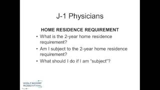 Visa Options for Physicians