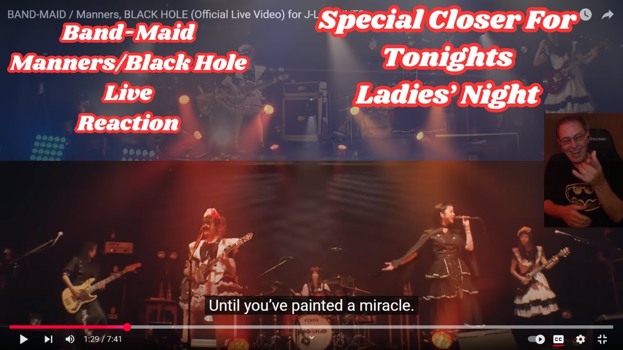 Band Maid Manners Black Hole Live Reaction
