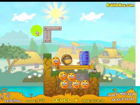 لعبة حماية الكرة البرتقالية 