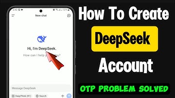 How To Sign Up DeepSeek Ai || How to Create a Deepseek Account And Solve OTP Problem