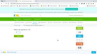 7th Grade Math IXL B.4  Absolute Value & Opposite Integers #IXL #B.4