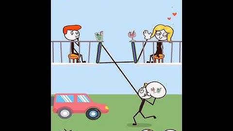 Stickman Thief - Funny Stickman Brain Puzzle Game - All Levels 41-80 Solution - Gameplay Walkthrough