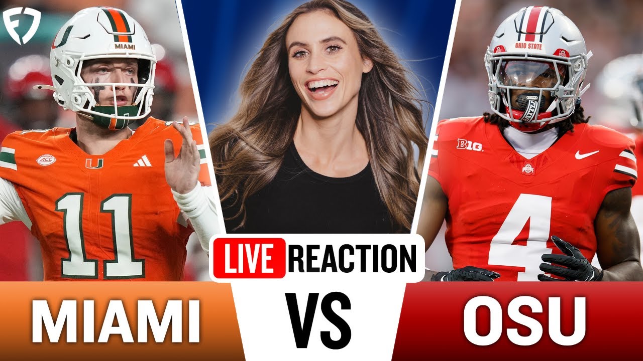 Miami VS Ohio State College Football Playoff Live Reaction With Bridget Case!