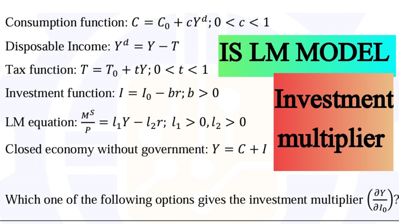 IS-LM Model and Investment multiplier 