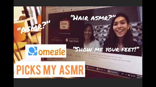 Strangers on OMEGLE pick my ASMR👂[feat. Sylvana(friend)] screenshot 1