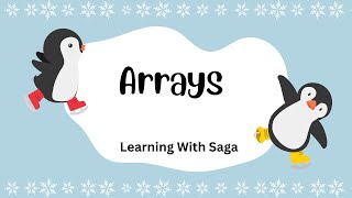 Learning With Saga | Java Array Basics and Class Creation Explained
