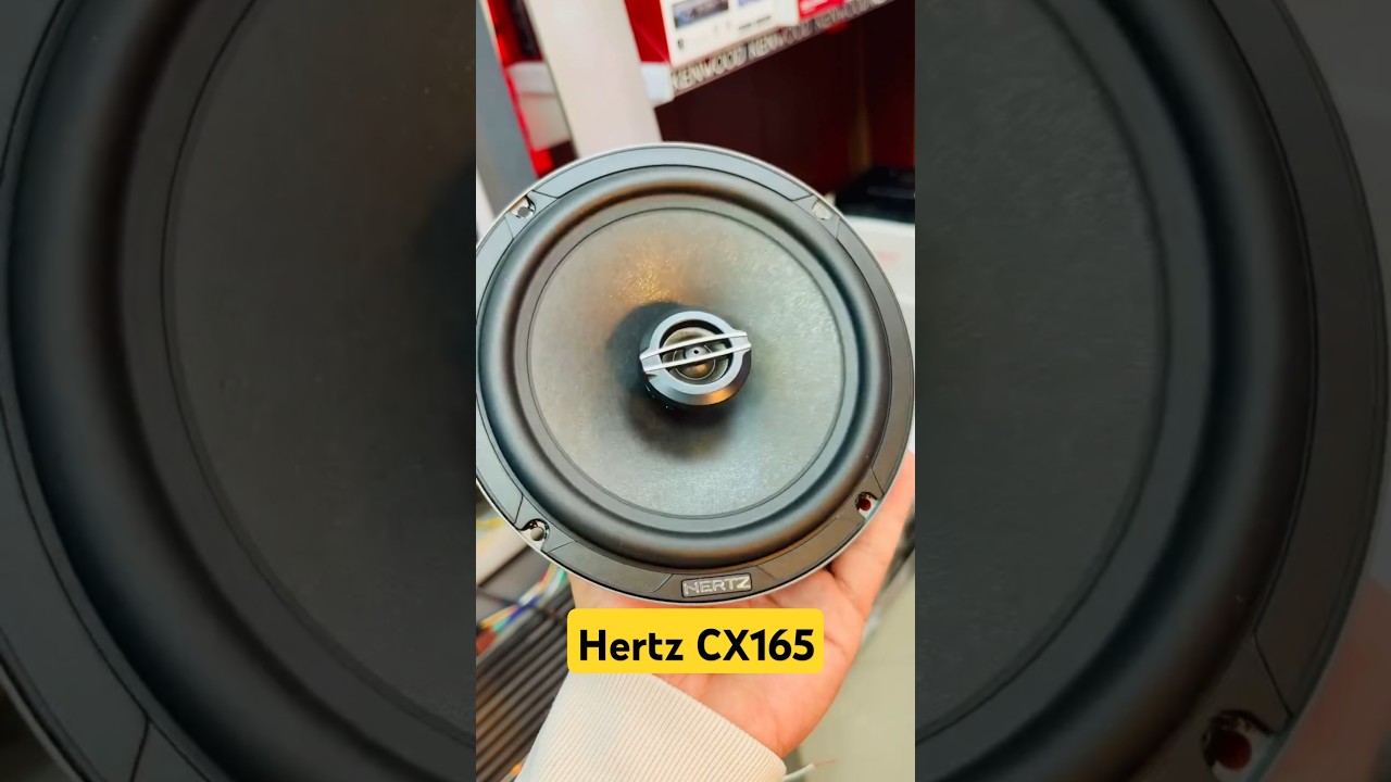 hertz CX165 | 6" coaxial speaker sound check