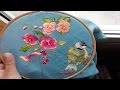 Embroidered bird - Trish Burr | part one