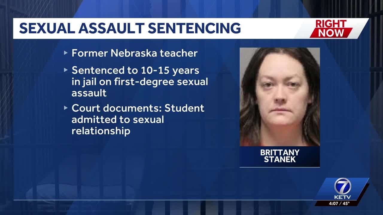 Former Nebraska high school teacher sentenced to prison in sexual ...