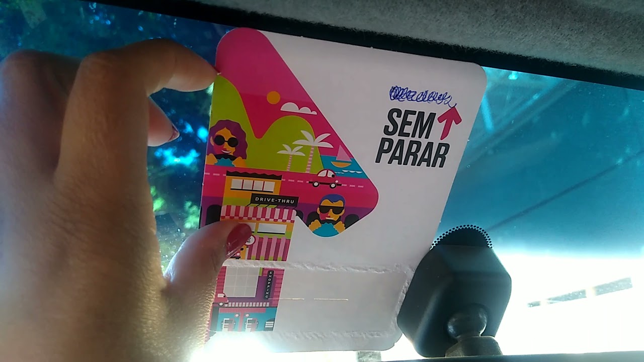 Como Colar o Adesivo do Sem Parar 2021 #semparar - YouTube
