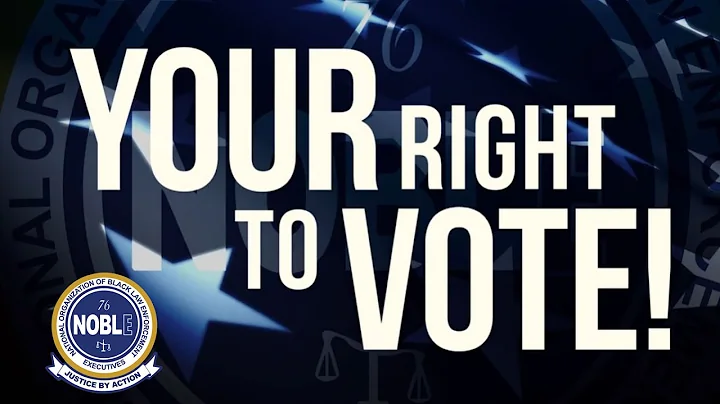 NOBLE President Brenda Goss Andrews Urges YOU to V...