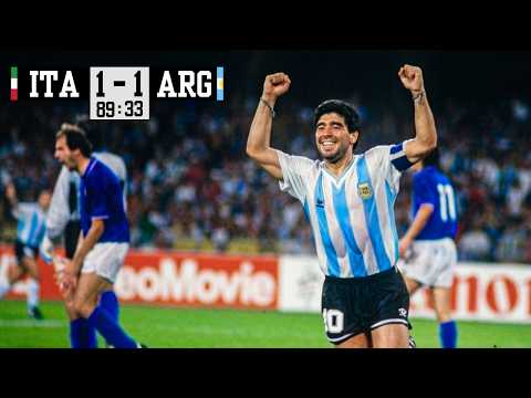 The Day Italy Was Silenced… by One Man | Italy vs Argentina (World Cup 1990)