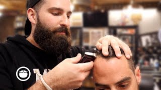 Crisp After Hours Haircut with the Dapper Den Crew