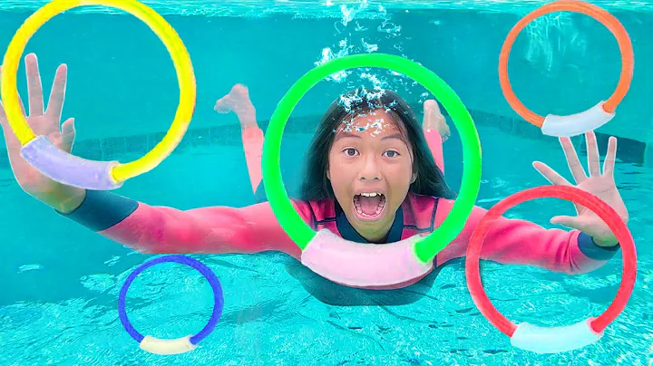 Wendy and Eric Going to Swim in the Pool | Toys an...