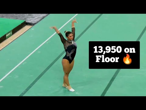 Video Italian Manila Esposito scores HUGE 13,950 on floor - Italian Championships 2026 Day 1