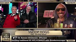 Andy Cohen and Snoop Dogg discuss places he has been high