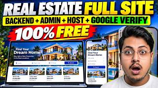 I Build a FULLY FUNCTIONAL Real ESTATE Website with Google AI Studio | Admin Panel + Backend + Lo...