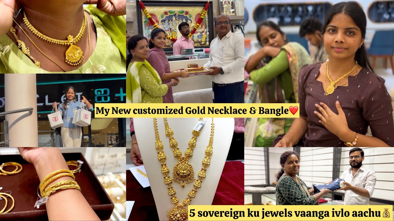 Vlog#91 💰5,00,000 worth jewel vaangiyachu✨❤️||My New gold necklace & bangle||Gold shopping #vlog 