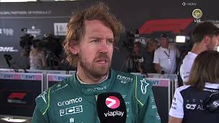 Sebastian Vettel on Finishing P6 for Aston Martin in AzerbaijanGP, Baku