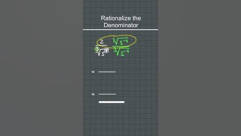 How to Rationalize the Denominator | The Westcoast Math Tutor